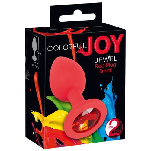 Анальна пробка Orion - Colorful Joy Jewel Red Plug Small: Тип Анальные пробки