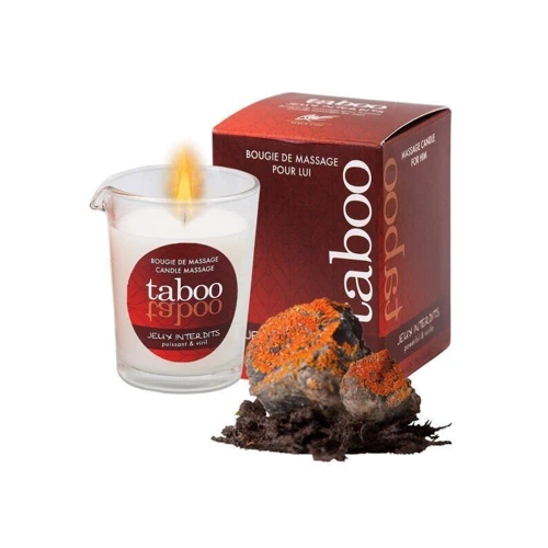 Масажна свічка для чоловіків TABOO Jeux interdits, 60 гр: Особливості З ароматом