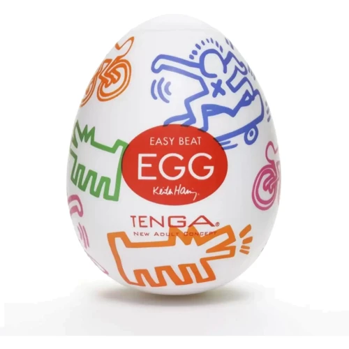 Набор Tenga Keith Haring EGG Street: Материал TPE (термопластичный эластомер)