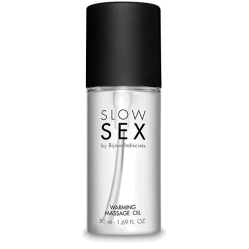 Разогревающее съедобное массажное масло Bijoux Indiscrets Slow Sex Warming Massage Oil, 50 мл