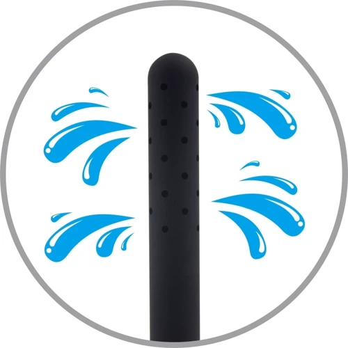 Трубка для анального душу Chisa Black Mont 360 ° Water Flow 5.9" фото 1