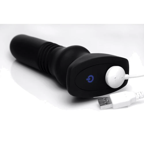 Анальный вибратор с толчковыми движениями Thunderplugs Silicone Vibrating & Thrusting Plug with Remote Control: Назначение Анальные
