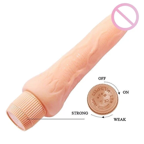 Вібратор реалістичний BARBARA 9.8'' Dryad MULTI-SPEED VIBRATOR, BW-001072R: Тип управління Поворотний реле