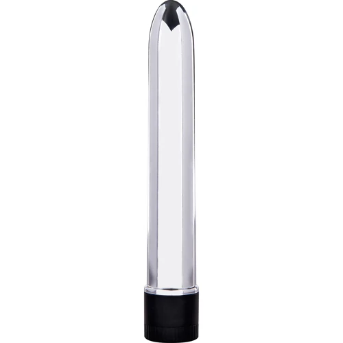 Вібратор пластиковий Retro Ultra Slimline Silver, 17x2.5 см