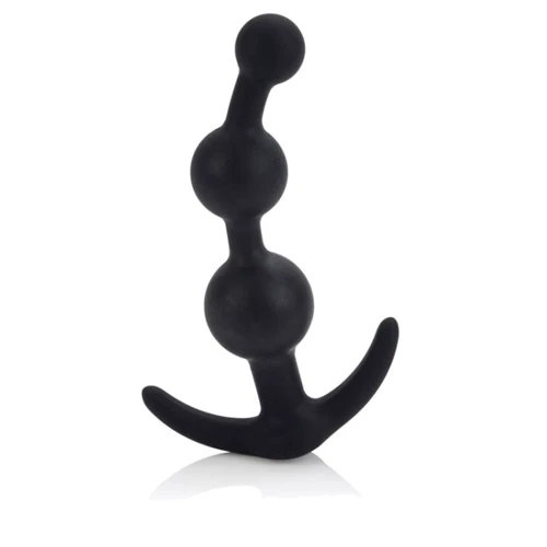 CalExotics Booty Call Booty Beads анальна ялинка, 12x3.25 см, чорний