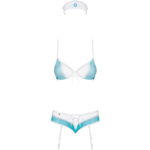 Костюм медсестры Obsessive 834-CST-6 nurse costume, L/XL (UA72517): Вид Костюмы
