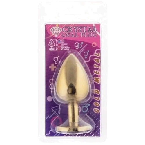 Анальна пробка, Gold Beryl, L: Для кого унісекс
