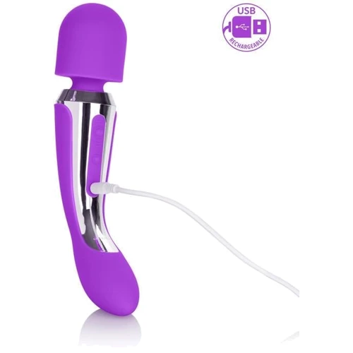 Вибромассажер Embrace Body Wand, серый: Тип управления Кнопочное