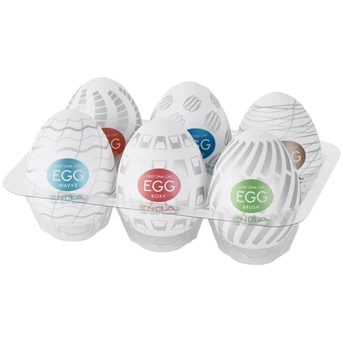 Набор яиц-мастурбаторов Tenga Egg New Standard Pack (6 яиц): Тип Яйцо
