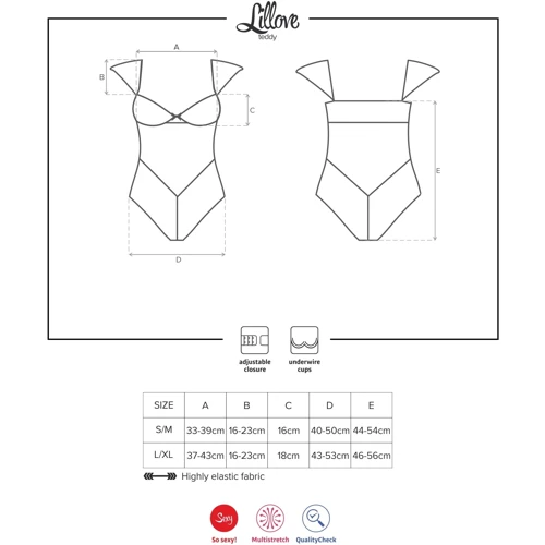 Боди Obsessive Lillove, S/M фото 6