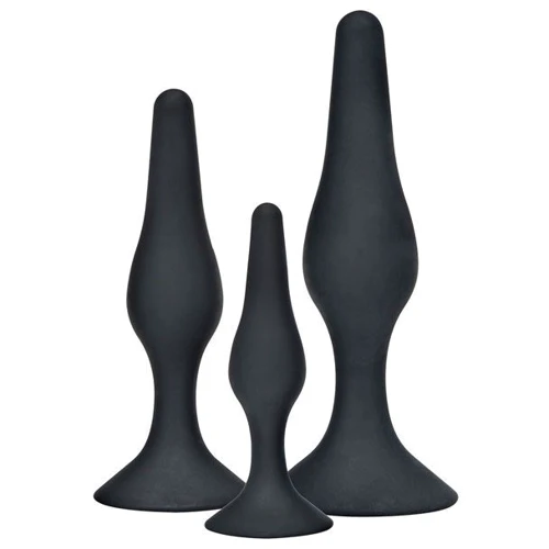 Набір анальних пробок Curvy Companions Kit 3Pcs: Для кого унісекс