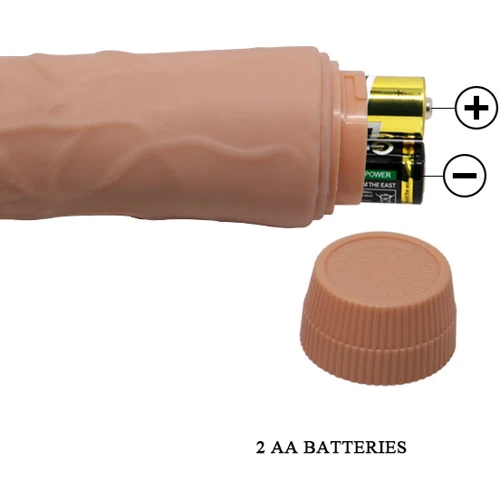 Вибратор Barbara Jeff Vibrator Flesh: Тип управления Поворотное реле