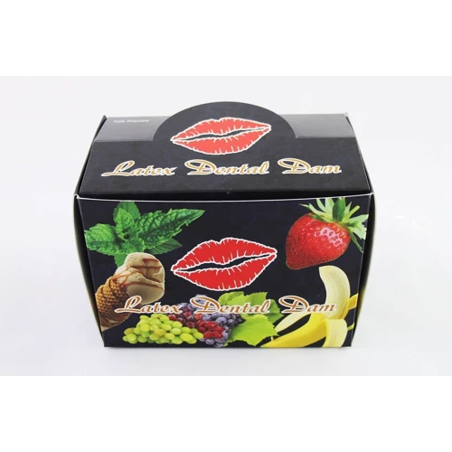 Набор латексных салфеток Trust Latex Dental Dams Assorted 100 шт: Количество в упаковке 100