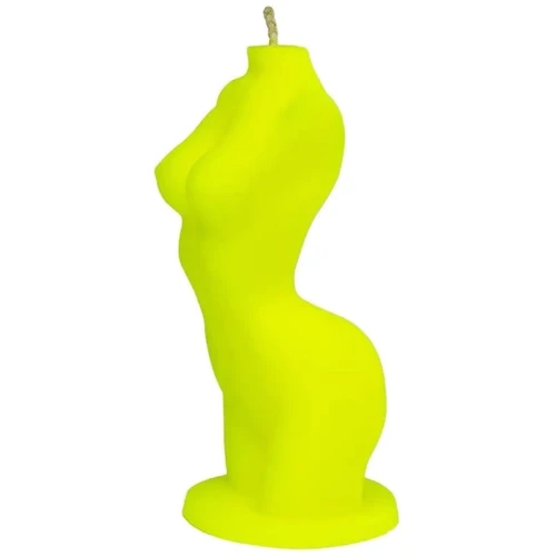 Свічка LOVE FLAME - Lady Yellow Fluor, CPS12-YELLOW