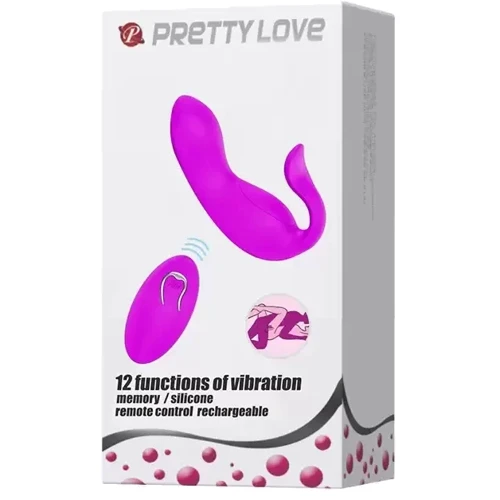 Вибратор для пар Pretty Love - 12 vibration functions, wireless remote control (BI-014484W) фото 7