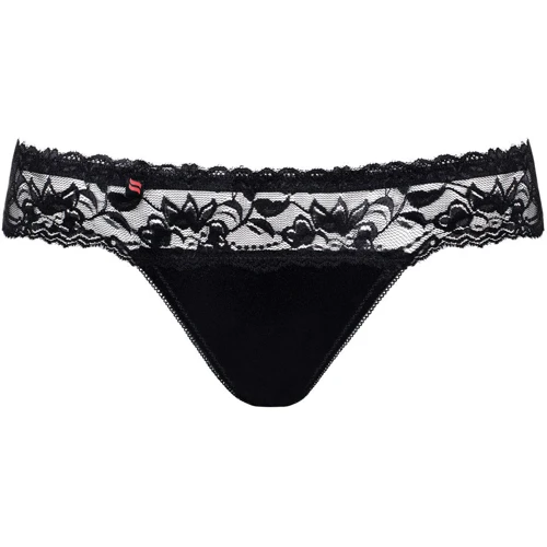 Сексуальні стрінги Obsessive Blackbella, L / XL фото 2