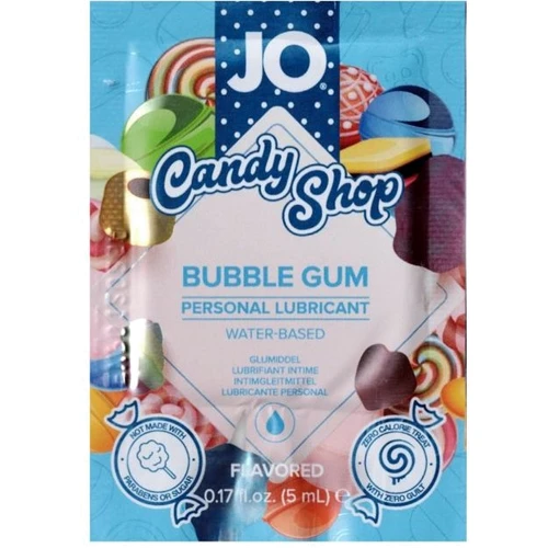 Пробник лубриканта System JO H2O - Candy Shop - Bubblegum, 5 мл