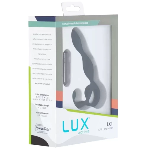 Массажер простаты Lux Active – LX1 – Anal Trainer 5.75" – Dark Blue: Для кого Унисекс