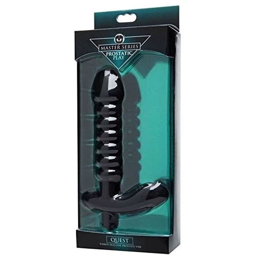 Prostatic Play Quest Ribbed Silicone Prostate Vibe - анальний вібратор, 14x3.6 см: Для кого Для чоловіків