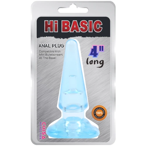 Анальная пробка Chisa Hi Basic Anal Plug 4" Blue: Для кого Унисекс