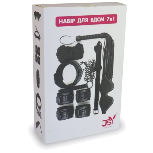 Набор для BDSM 7в1 LY1003 Черный: Производитель JSY