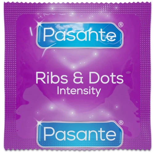 Текстурированные презервативы Pasante - Ribs & Dots Intensity, №144: Текстура С точками