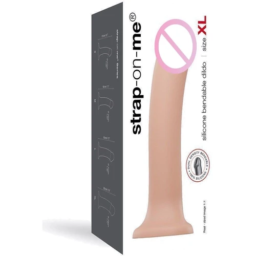 Фаллоимитатор Strap-On-Me Dual Density Dildo Flesh XL: Наличие вибрации Нет