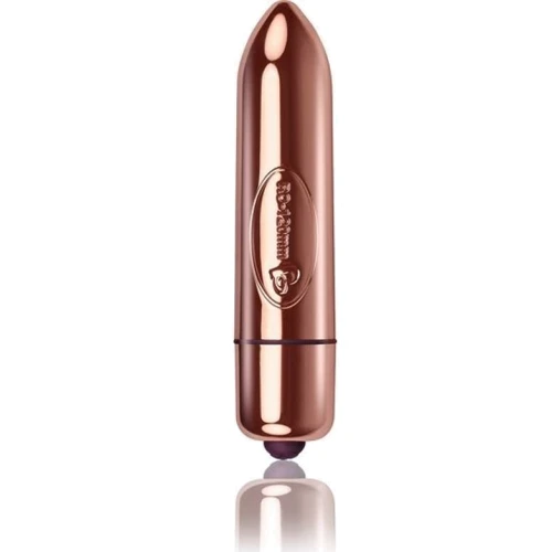Вибратор Rocks Off RO-120mm 10 Rose Gold: Тип и форма Вибропули