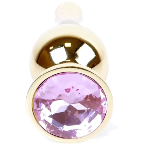Анальная пробка с кристаллом BOSS of TOYS Boss Series - Jewellery Gold BUTT PLUG Rose, BS6400063 фото 8