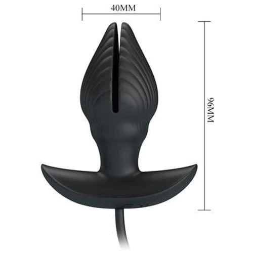 Анальный расширитель с вибрацией LYBAILE Pretty Love Manson Black: Наличие вибрации Есть