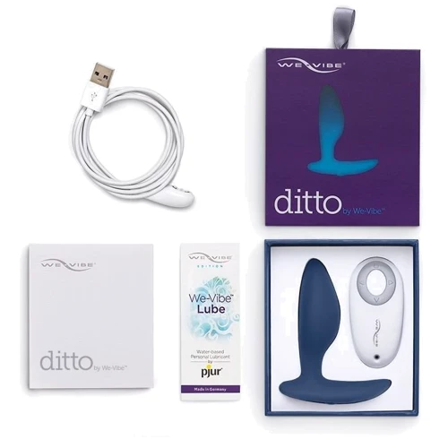 Анальная вибропробка Ditto by We-Vibe Moonlight blue фото 6