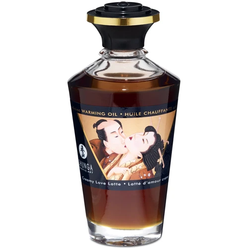 Съедобное согревающее масло Warming Oil Intimate Kisses, 100 мл, сливочный