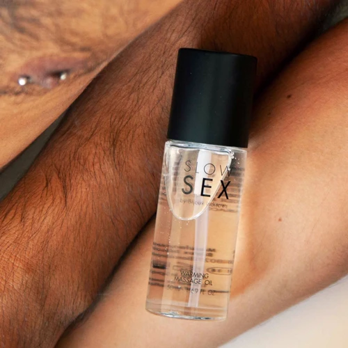 Разогревающее съедобное массажное масло Bijoux Indiscrets Slow Sex Warming massage oil: Эффект Согревающий