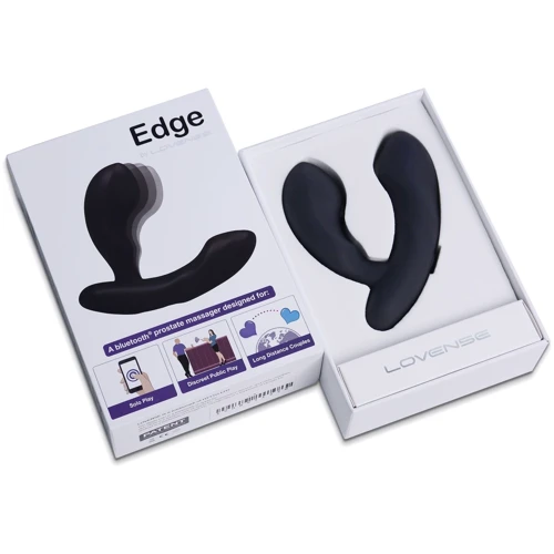 Смарт массажер простаты Lovense Edge (черный): Наличие вибрации Есть