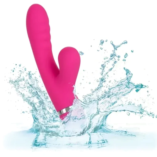 Вибратор-кролик California Exotic Novelties Foreplay Frenzy Pucker (розовый): Тип управления Кнопочное