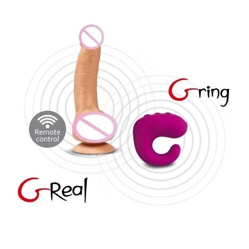 Невероятно реалистичный вибратор Gvibe Greal из Bioskin, 22х3.7 см: Длина, см 22