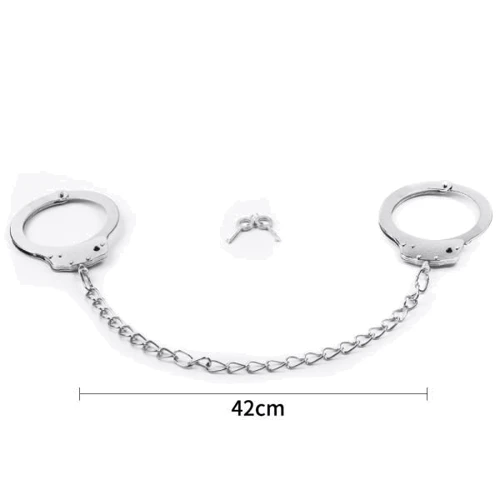Оковы LOVETOY Metal Leg Cuffs: Цвет серебристый