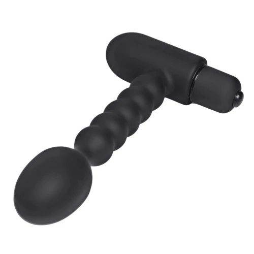 Sojourn Plus Slim Ribbed Silicone Prostate Vibe - стимулятор простати