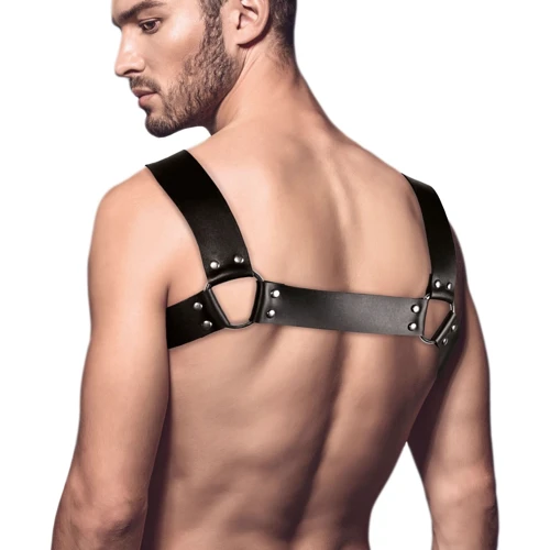Чоловічі портупеї з натуральної шкіри Feral Feelings - Bulldog Harness Black: Для кого Для чоловіків