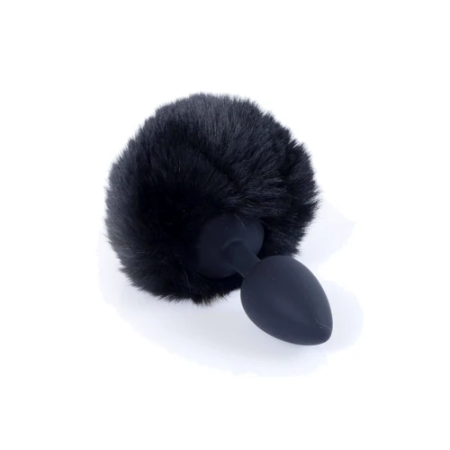 Анальная пробка BOSS Series Exclusivity Silicon Plug Bunny Tail Black: Тип Анальные пробки