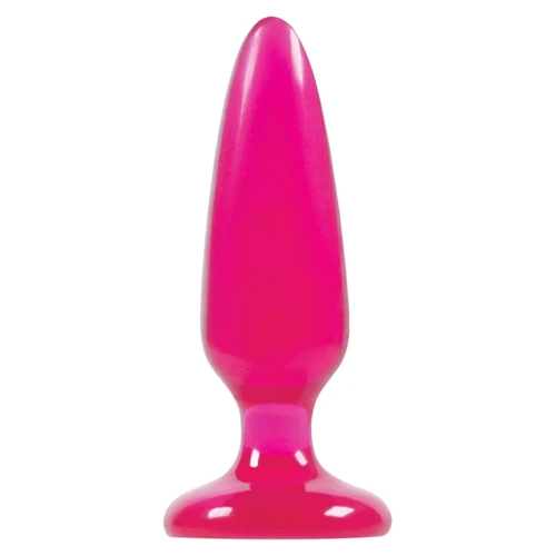 Анальная пробка Pleasure Plug Small, 10x3.5 см, розовый