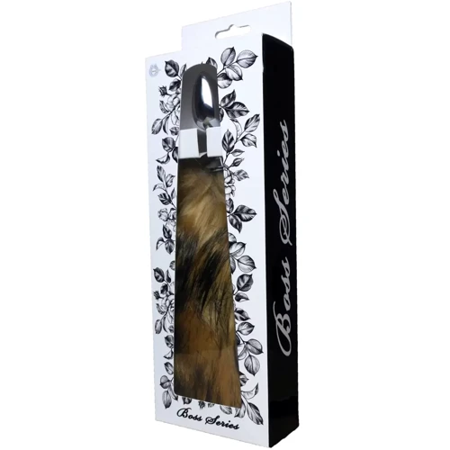 Анальная пробка S с хвостом BOSS of TOYS Boss Series - Fox TAIL Brown XL, BS6400098 фото 8