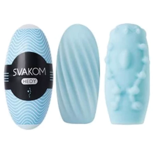 Мастурбатор-яичко Svakom - Hedy Masturbator Pale Blue, 6 шт (голубой)