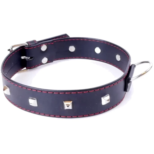 Ошейник с металлическими заклепками Fetish Boss Series - Collar with studs Red Line (BS3300113): Производитель Fetish Boss Series