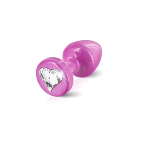 Анальная пробка со стразом Diogol Anni R Heart Pink Кристалл 25мм: Для кого Унисекс