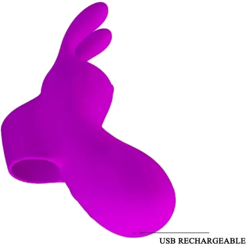 Кліторальний стимулятор на палець Pretty Love - Finger Bunny, BI-014605: Діаметр, см 3