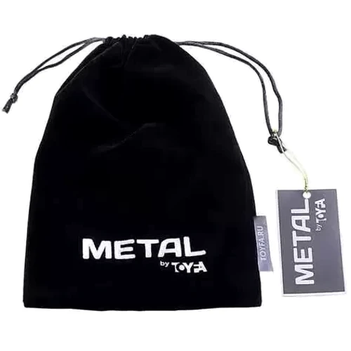 Анальная пробка с пушистым хвостом Toyfa Metal: Материал Медицинский металл