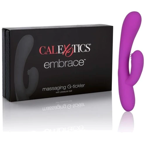 Вибратор Embrace Massaging G-tickler, 13,25х3,25 см: Тип и форма Кролик