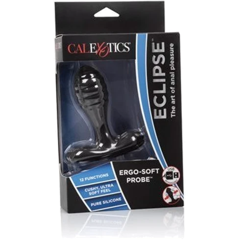 CalExotics Eclipse Ultra-Soft Probe - массажер простаты с вибрацией, 8.25x3.25 см: Материал Силикон