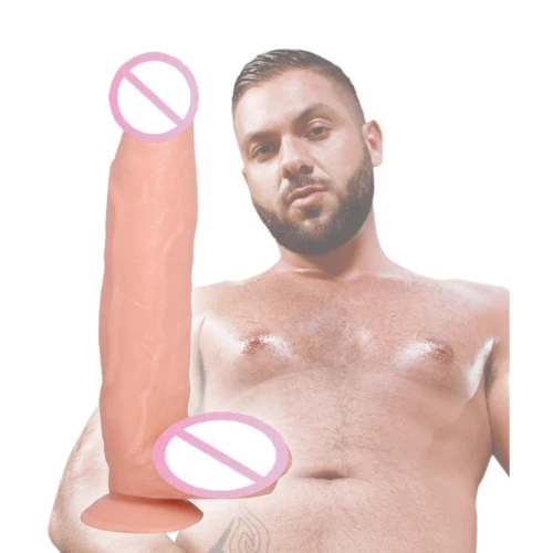 Большой реалистичный фаллоимитатор Raging Cockstars Big Dick Ben 10 Inch Realistic Dildo, 24,7х6,35 см: Тип Реалистичные